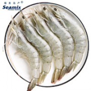 PLUS会员！Seamix 禧美海产 厄瓜多尔白虾 1kg(特大号) 30-40只