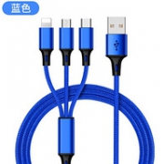白菜价！DINEINLY 电引力 三合一Type-c数据线 1米