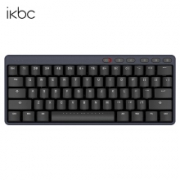 iKBC S200 无线2.4G机械键盘 mini 61键 红轴 黑色