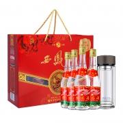 88VIP：西凤酒 45度 绵柔凤香型白酒 375ml*4瓶