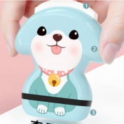 22日0点：Haibite 孩比特 N17 名字防水印章+卷笔刀+橡皮擦 小柴犬