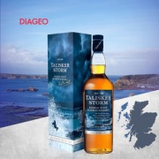 苏格兰进口 帝亚吉欧 Talisker 泰斯卡 45度 10年单一麦芽威士忌 700ml