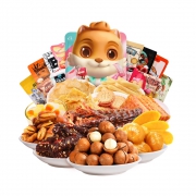 三只松鼠 巨型零食宠爱大礼包1.783kg*1袋
