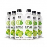 京东极速版：惠寻 柠檬味无糖苏打水饮料 480ml*6瓶