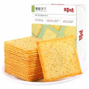凑单品：百草味 薄脆饼干 308g