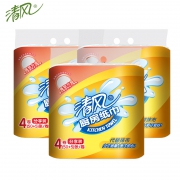 聚划算百亿补贴：清风 厨房纸巾 50+5张*12卷