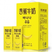 新希望 香蕉牛奶200ml*12盒 整箱装