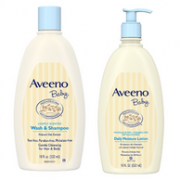 Aveeno 艾惟诺 婴幼儿洗发沐浴二合一 532ml+保湿润肤乳液 532ml