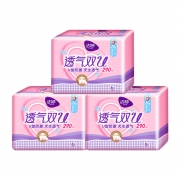 聚划算百亿补贴：Ladycare 洁婷 ladycare)棉柔卫生巾夜用透气双U 290mm*24片