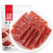 紧实有嚼劲！QIN BIE ZHAO LA 亲别找啦 芝麻香辣原味靖江猪肉脯  110g/袋