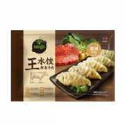 天猫超市 必品阁 王饺子 鲜香牛肉馅韩式速冻水饺 600g*2袋