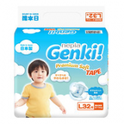 nepia 妮飘 Genki!系列 纸尿裤 L 32片