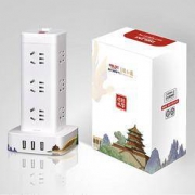 DELIXI 德力西 多功能立式插排 颐和园联名款 12位五孔+3USB