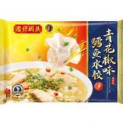肉质鲜嫩！湾仔码头 尊鲜鱼 青花椒味鳕鱼水饺 400g