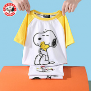 柔软舒适！SNOOPY 史努比 儿童短袖T恤