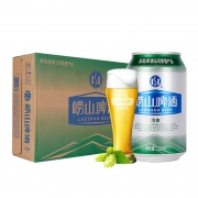 TSINGTAO 青岛啤酒 崂山啤酒8度330ml*24罐*4件（新老包装交替发货）