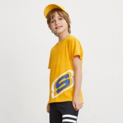 Skechers 斯凯奇 儿童 100%纯棉T恤