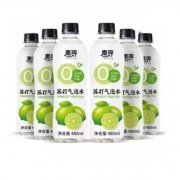 京东极速版：惠寻 柠檬味无糖苏打水饮料 480ml*6瓶