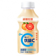 PLUS会员！MENGNIU 蒙牛 优益C 活菌型乳酸菌饮品 西柚味 330ml*4瓶