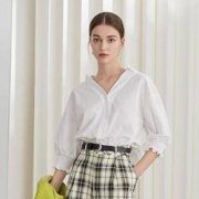 PLUS会员：FANSILANEN 范思蓝恩 Z211764 女士休闲衬衫