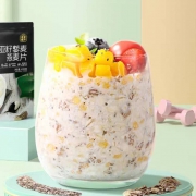 老金磨方奇 亚籽谷物 即食燕麦片450g