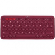 logitech 罗技 K380 79键 蓝牙无线薄膜键盘 红色