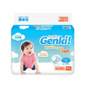 nepia 妮飘 Genki!系列 婴儿纸尿裤 M 38片