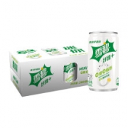 再降价：雪碧 Sprite 无糖零卡 雪碧纤维+ 柠檬味 汽水 碳酸饮料 200ml*12瓶 整箱装