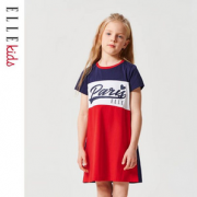 2021年夏季新款！ELLE kids 女童运动风连衣裙（110~165码） 2色