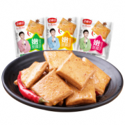PLUS会员、嫩滑可口！金磨坊 嫩豆干豆腐混合味 25包