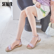 Semir 森马 凉鞋 2020年新款 女 平底 软底凉鞋