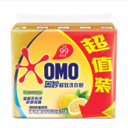 PLUS会员：OMO 奥妙 超效洗衣皂 226g*3块 清新柠檬
