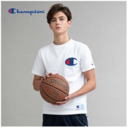 Champion 【7月31日限时秒杀】Champion草写Logo/小标 logo短袖T恤/马里奥/大C 短袖T恤