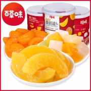 Be&Cheery 百草味 黄桃糖水罐头 312gx2罐