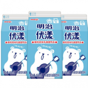 PLUS会员！meiji 明治 优漾 杀菌型乳酸菌饮品 450ml*3瓶