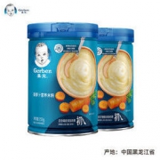 Gerber 嘉宝 胡萝卜配方营养米粉250g*2