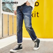 JACK&JONES 杰克琼斯 219432525 男士破洞弹力牛仔裤