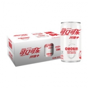 限地区：可口可乐 Coca-Cola 纤维+无糖零热量 汽水 碳酸饮料 200ml*12罐