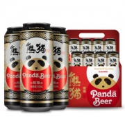 熊猫王 纯麦芽精酿啤酒 500ml*12听 国内前沿酿造技术