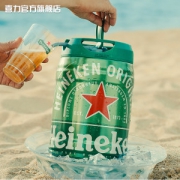 荷兰原装进口 喜力啤酒 拉格口味 铁金刚5L桶装