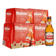 西甲官方赞助商 mahou 马傲 五星高级拉格啤酒 250mlx24瓶