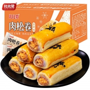 比比赞 蛋黄肉松卷 10个 共300g