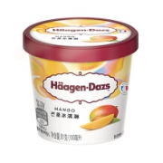 plus会员：哈根达斯 芒果口味 冰淇淋100ml*5件