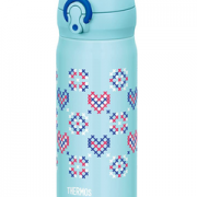 prime会员！Thermos 膳魔师 JNL-403 蓝色像素 真空隔热便携式保温杯 400ml  含税直邮到手￥103.11