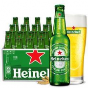 PLUS会员：Heineken 喜力 啤酒500ml*12瓶 整箱装（欧冠定制版）新老包装交替