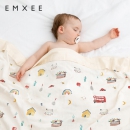 EMXEE 嫚熙 竹纤维纱布婴儿毯 MX-488193618万花筒