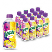 pepsi 百事 美年达可乐  百香果菠萝味 果味汽水  300ml*12瓶
