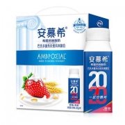 PLUS会员：yili 伊利 安慕希酸奶 草莓+燕麦200g*10瓶/箱*4件