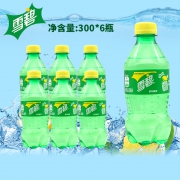 聚划算百亿补贴：雪碧/芬达/可口可乐 碳酸饮料 300ml*6瓶