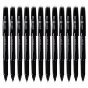 M&G 晨光 AKP61116 拔帽热可擦中性笔 黑色 0.5mm 10支装